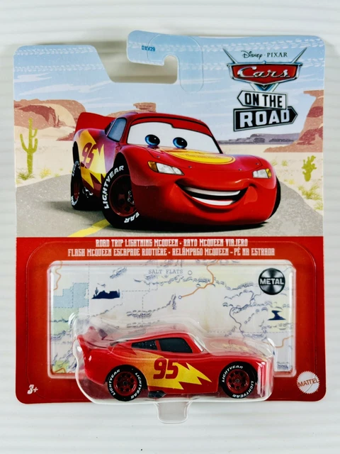 CARS DISNEY PIXAR ROAD TRIP LIGHTNING MCQUEEN Mattel Metal HHT95 New ...