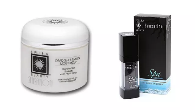 Swisa Beauty Dead Sea Line Reversal Peptide Serum & Face Firming Moisturizer Set
