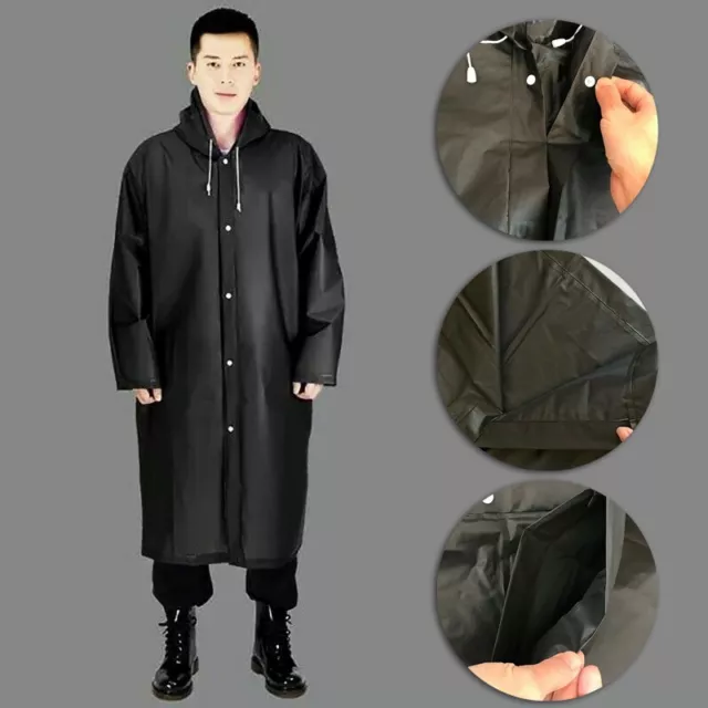 Poncho imperméable femme/homme manteau de pluie veste à capuche vêtements de