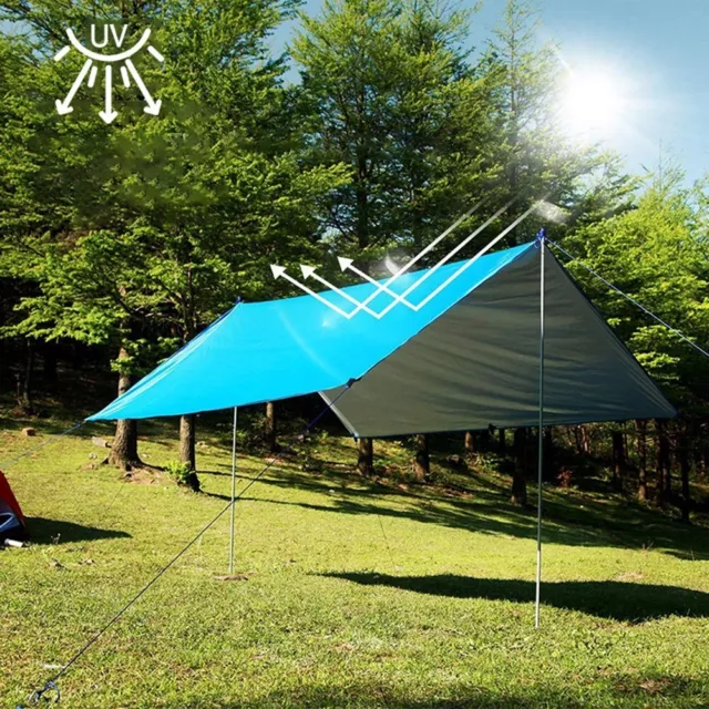 Waterproof Tent Tarp Rain Sun Shade Ham-mock Shelter Camping Picnic Awning Cover