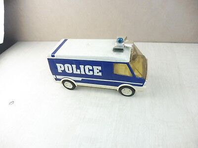 ID Camion de police jouet en bois pour enfant à partir de 18 mois ID KDO NOEL 