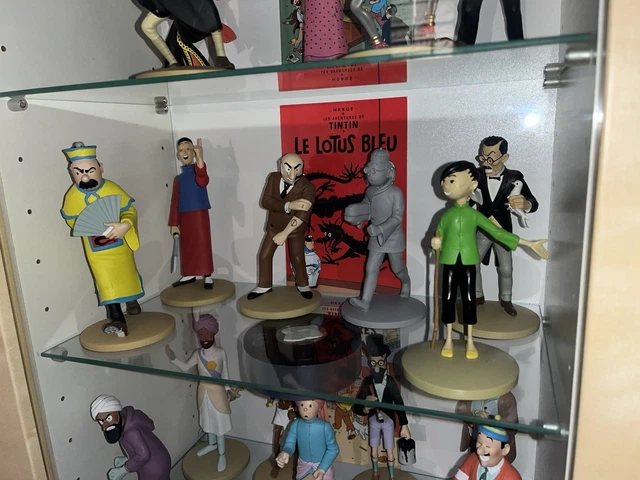 Figurine Tintin – Dupond Engoncé Dans Son Chapeau (socle Gris) – Édition Moulinsart (RARE)