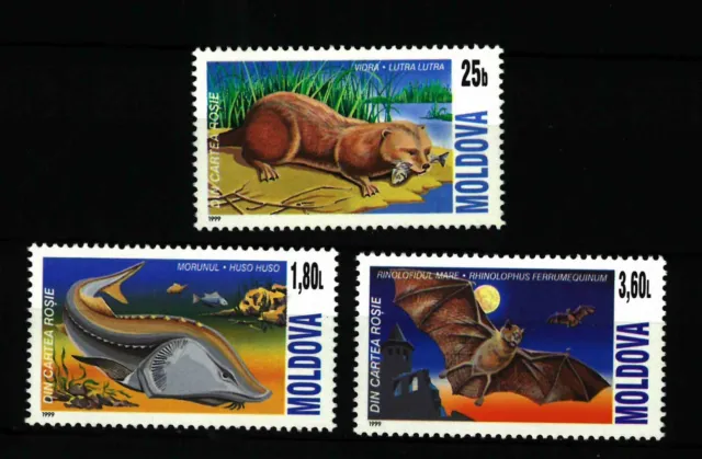 ANIMALES SALVAJES MOLDAVOS MNH (No328)