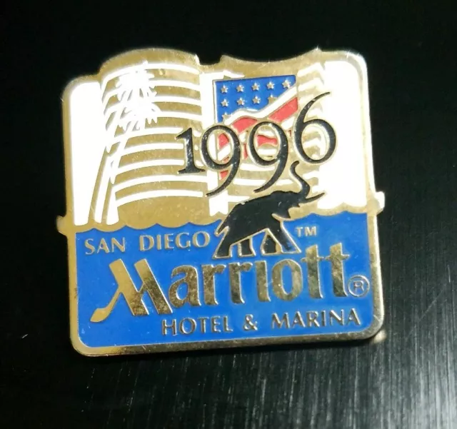 1996 Republican National Convention Pin Marriott Hotels NCR San Diego Dole Kemp