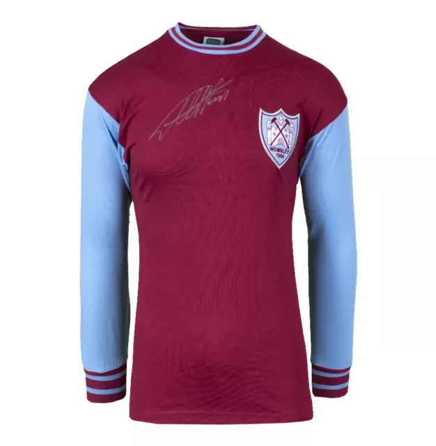 Sir Geoff Hurst Signed West Ham Shirt - 1964 FA Cup Final Autograph Jersey