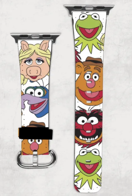 The Muppets Kermit The Frog Apple Watch Band 38/40/41 & 42/44/45 Miss Piggy