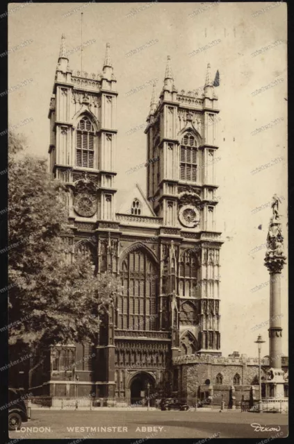 AK-London-Westminster Abbey-England-Great Britain-Architektur-1954-