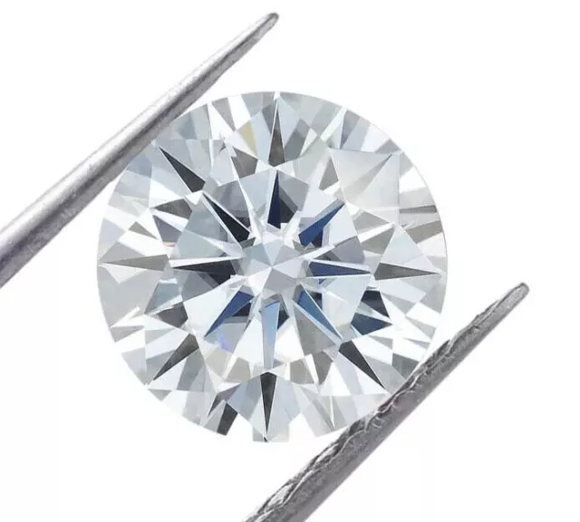 Certified White Diamond Round Cut 3.00 Ct Natural FL Grade Loose Gemstone 2