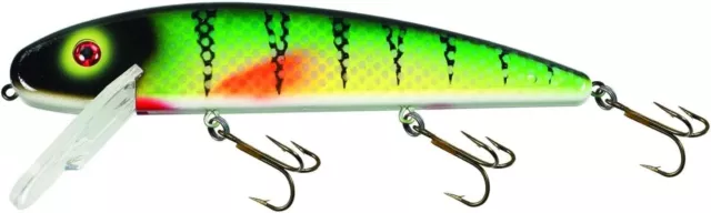 J8-02 Jake Big Minnow Lure, 8", 2.6 oz, Natural Perch - J8-02