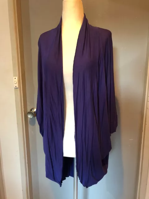 BELLA BODIES Active Lifestyle Blue Bamboo Cardi Size V/L (16-18)