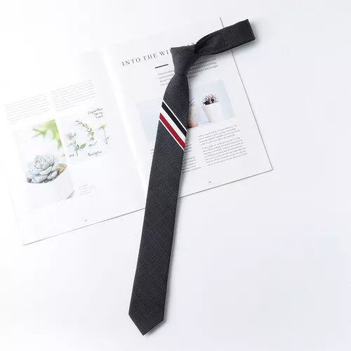 Thom Browne Men's and Women's Tricolor 5CM Tie