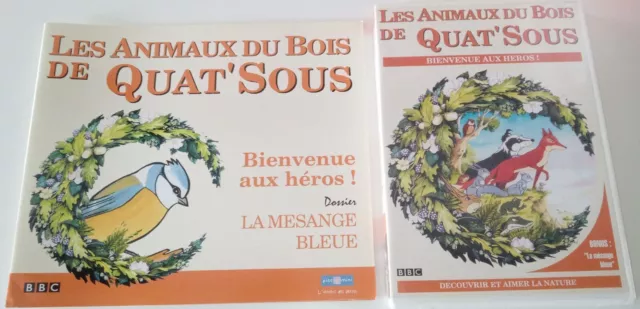 Les Animaux Du Bois De Quat'sous / Bienvenue Aux Heros / Livre + Dvd