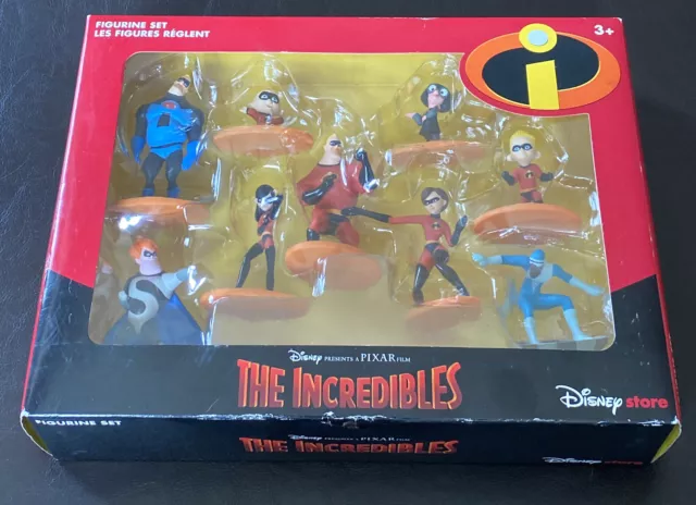 The Incredibles Figurine Set New In Box Disney