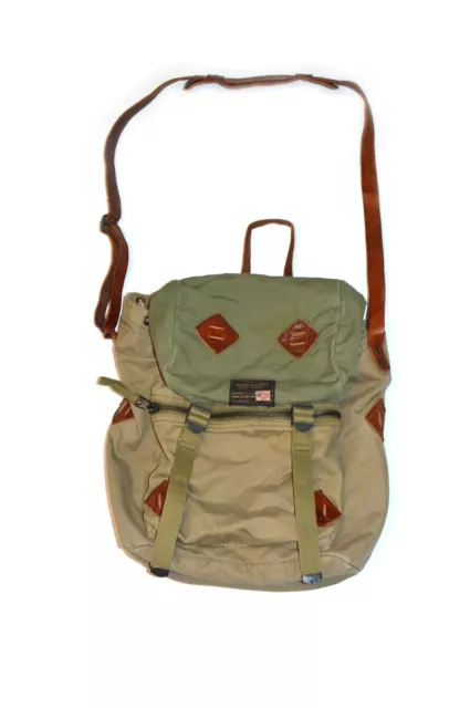 Denim & Supply Ralph Lauren Vintage Military Army Rucksack Shoulder Bag