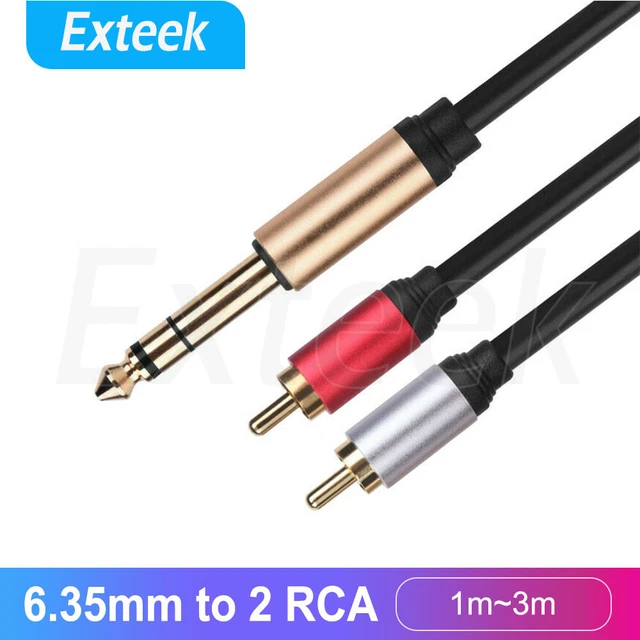 J&D 1/4 inch TRS Stereo Y Splitter Insert Cable, Gold Plated J&D 1/4 inch TRS Stereo Y Splitter Insert Cable, Gold Plated