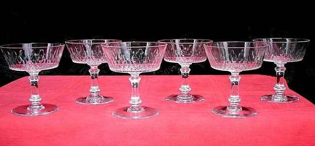 Coupe à Champagne En Cristal Baccarat – Modèle Champigny Richelieu 5777 – Pièce Ancienne