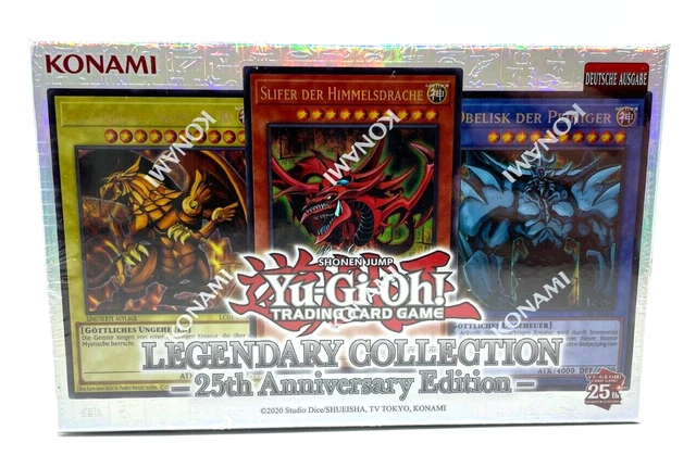 Yu-Gi-Oh! Legendary Collection 25th Anniversary Edition Box – Factory Sealed, 6 Booster Boxes, KON86044