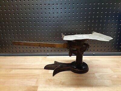 Old Vintage Cast Iron 3 Toe Crows Foot Post Office Weight Weighing Scale Machine