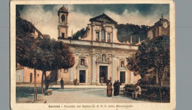 Savona Santuario facciata F. piccolo  spedita franc. asp.