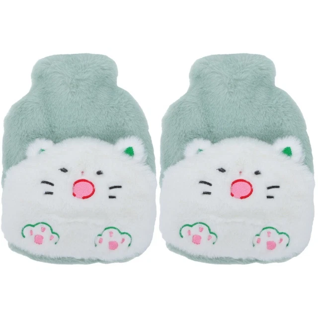 2 Pc Detachable Hot Water Bag Ice Injuries Injection Bottle Liner