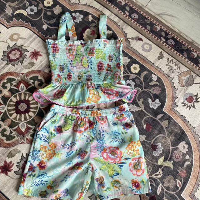 monsoon age 5-6 floral 2 piece
