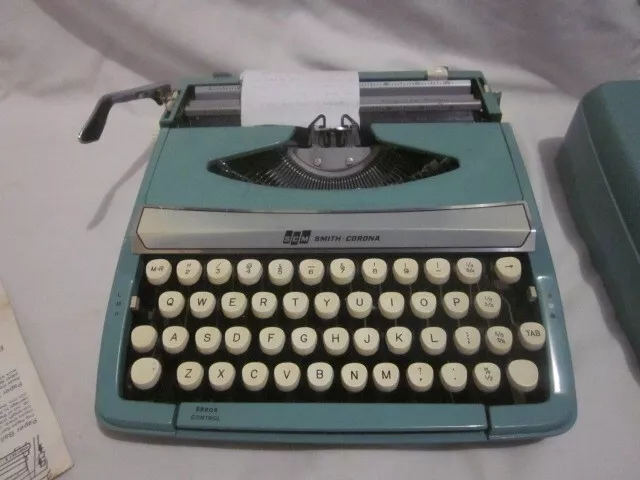 smith corona manual typewriter made in england old retro spares n repairs