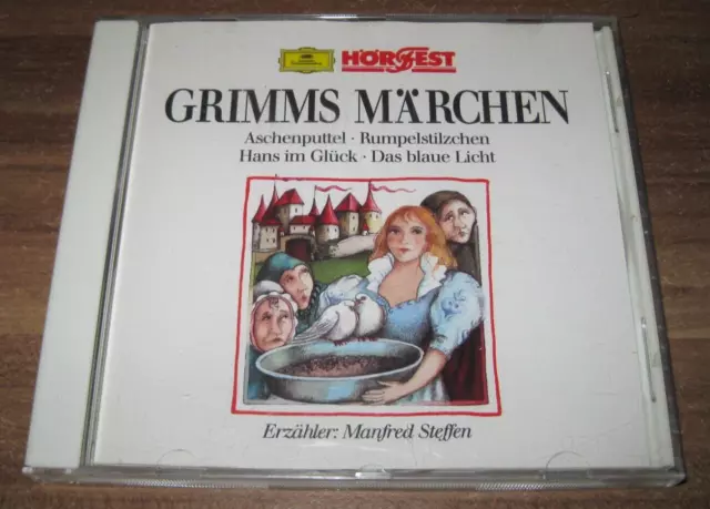 Grimms Cuento de Hadas 1 (Alemán Gramófono CD 1991) Muy Buen Estado