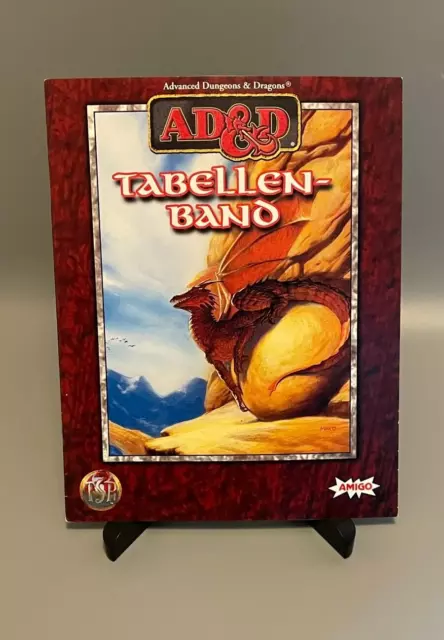 AD&D 2nd Edition TABELLENBAND + Charakterband