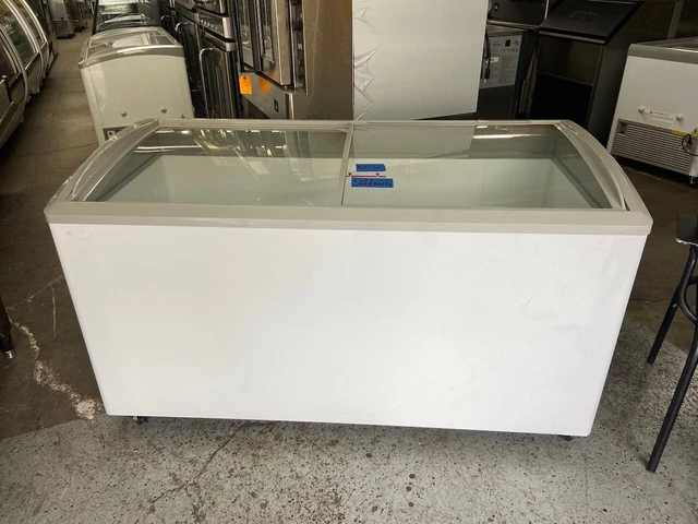 NEW 60" Sliding Curved Glass 16.3 Cu Ft Ice Cream Freezer NSF Excellence #8913