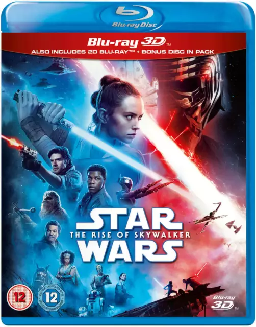 STAR WARS: THE RISE OF SKYWALKER [Blu-ray 3D + 2D] Episode IX Jedi Rey Kylo Ren