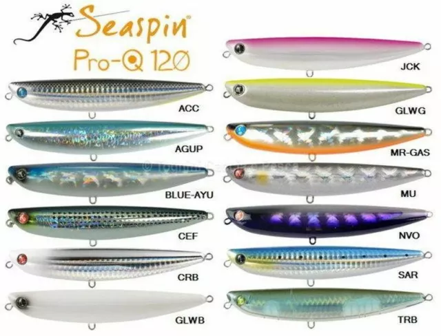 Seaspin Pro Q 120 Artificiale Pesca Spinning Wtd Spigola Artificiali Pro-Q