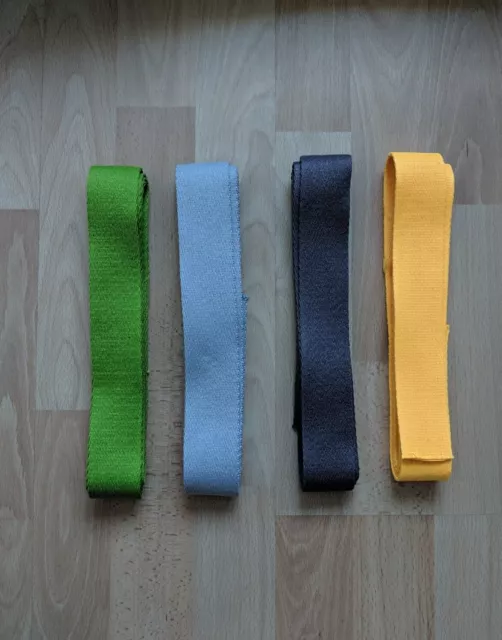 Taekwondo / Karate / Judo / Kampfsport Gürtel gelb grün grau braun