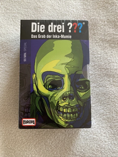 Die Drei Fragezeichen Das Grab Der Inka Mumie DIE DREI ??? Fragezeichen Grab der Inka-Mumie MC Kassette NEU & OVP EUR