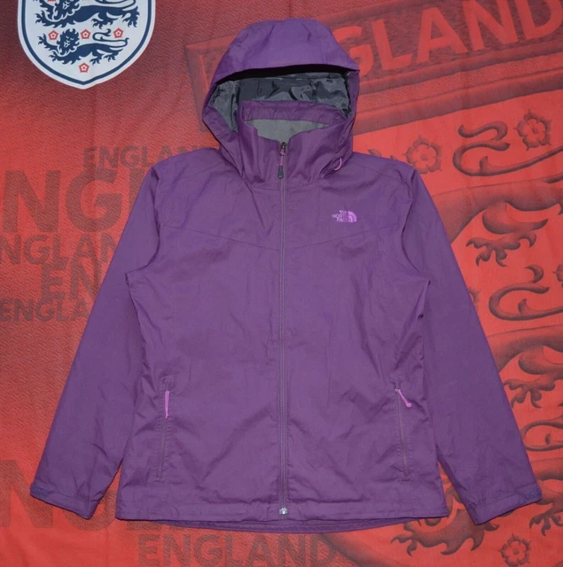 Giacca antipioggia con cappuccio da donna The North Face DryVent viola...