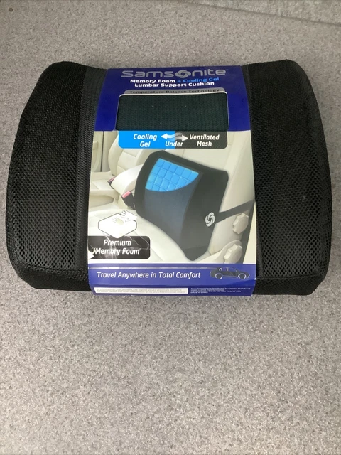 Samsonite Memory Foam Lumbar Support w/ Cooling Gel M63C