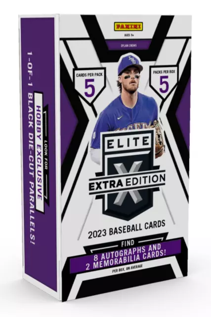 2023 Panini Elite Extra Edition Baseball Hobby Box