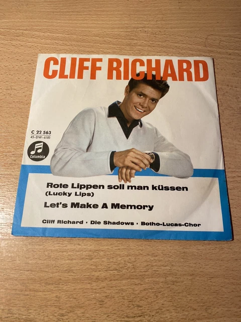 Cliff Richard Rote Lippen Soll Man Küssen Text 7& CLIFF RICHARD & DIE SHADOWS * Rote Lippen soll man küssen (LUCKY