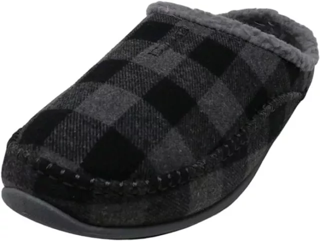 Deer Stags Slipperooz Nordic Men's Clog Slippers Black 9