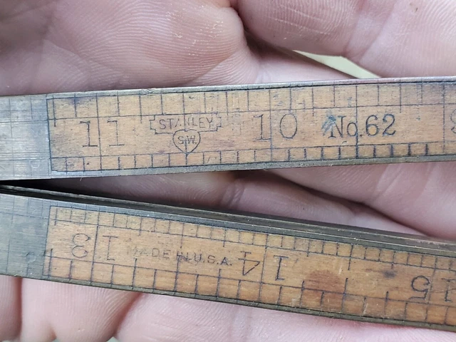 Stanley Sweetheart No. 62 Boxwood Folding Measure