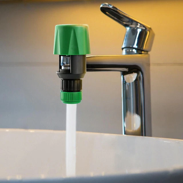 Kitchen Garden Hose Pipe Connector Rounds Square Mixer Adaptor UK Multi D9O8