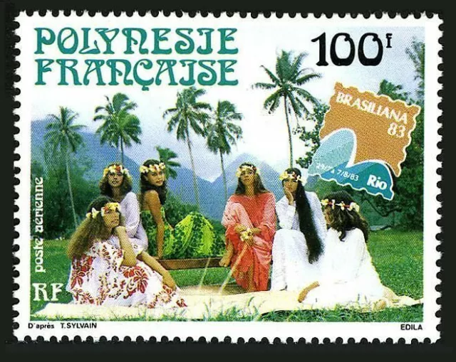 Fr Polynesia C200,MNH.Michel 384. BRAZILIANA-1983.Girls.