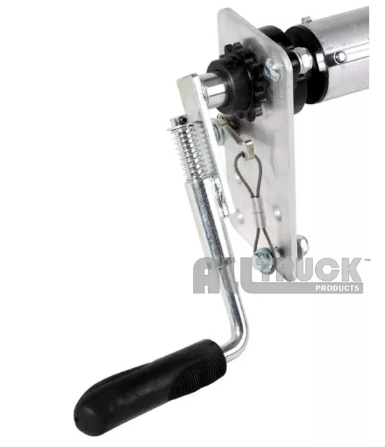 Aluminum Hand Crank Tarp Kit with Black Mesh Tevlar Dump Truck Trailer Tarp