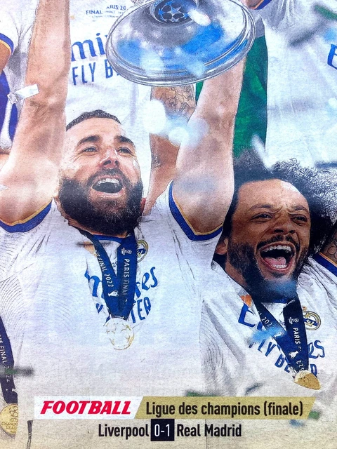 Football / Rugby L'equipe 29/05/2022 Finales Real Madrid / La Rochelle Champions 3