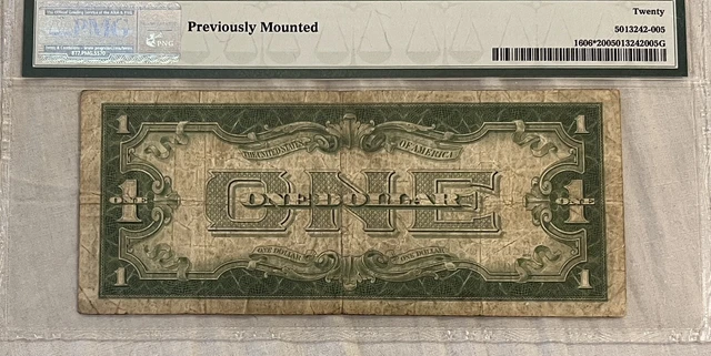 1934 $1 Dollar Silver Certificate Star Note Funnyback Fr1606* PMG VF20 2