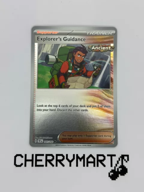 Explorer's Guidance 147/162 - Reverse Holo - Temporal Forces - NM/M Pokemon Card