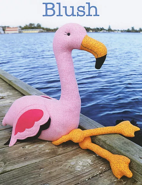 Rouge Flamingo Nähen Handwerk MUSTER Machen Sie eine rosa Flamingo Lumpenpuppe