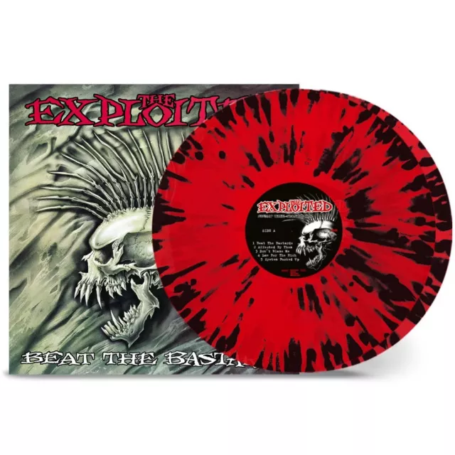 EXPLOITED BEAT THE B*STARDS DOUBLE LP VINYL Limited transparent red w - PRESALE