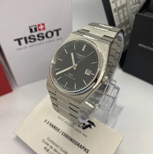 Orologio Uomo Tissot PRX Automatico Verde T137.407.11.091.00 Acciaio - Foto 4