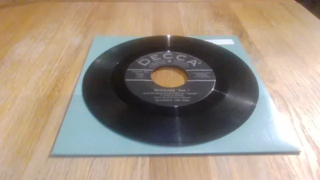 Quartett Sehr Gut Charade Ost Kanada Decca 45 7" 1964 Henry Mancini Jazz Score