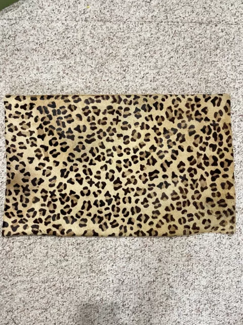 Pottery Barn Cheetah hide lumbar 16x26 neutral pillow cover